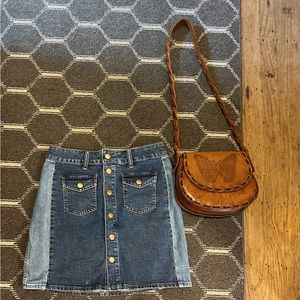 Madewell denim mini skirt size 26
